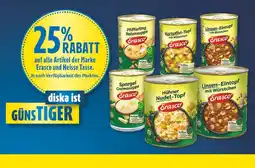 diska Erasco oder heisse tasse 25 % rabatt Angebot