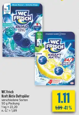 diska Wc frisch blau kraft aktiv duftspüler Angebot