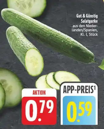 E-Center Gut & günstig salatgurke Angebot