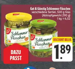 E-Center Gut & günstig schlemmer fässchen mit knoblauch Angebot