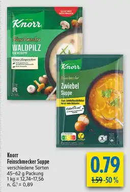 diska Knorr feinschmecker waldpilz cremesuppe Angebot