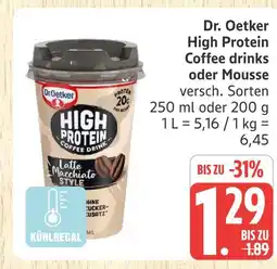 Marktkauf Dr. oetker high protein coffee drinks Angebot