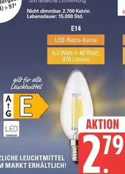 Marktkauf Led-retro-kerze Angebot