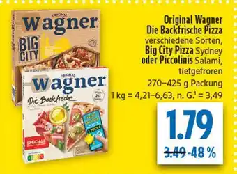 diska Wagner die backfrische pizza Angebot