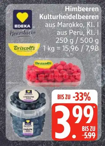 Edeka Driscoll's himbeeren kulturheidelbeeren Angebot
