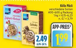 diska Kölln knusper joghurt-himbeer hafer-müsli Angebot