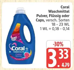 Marktkauf Coral waschmittel pulver Angebot