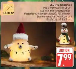 Marktkauf Dekor led-filzdekoration Angebot