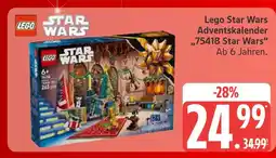 Marktkauf Lego star wars adventskalender „75418 star wars“ Angebot