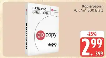 Marktkauf Go copy basic pro office-paper Angebot