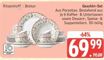 Marktkauf Ritzenhoff & breker geschirr-set Angebot