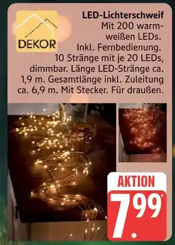 Marktkauf Dekor led-lichterschweif Angebot