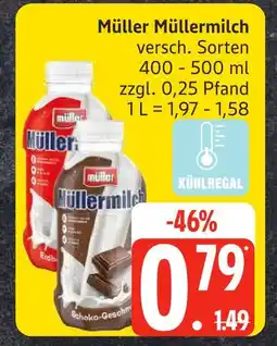 Edeka Müller müllermilch erdbeere Angebot