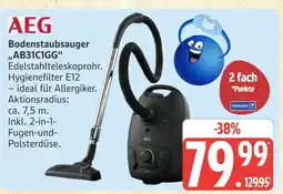 Marktkauf Aeg bodenstaubsauger „ab31c1gg“ Angebot