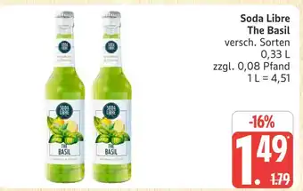 Marktkauf Soda libre the basil Angebot