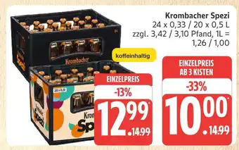 Marktkauf Krombacher spezi Angebot