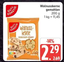 Marktkauf Gut & günstig walnusskerne gemahlen Angebot