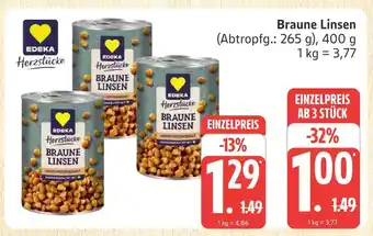 Marktkauf Edeka herzstücke braune linsen Angebot