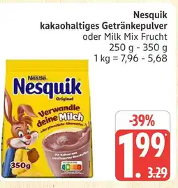 Marktkauf Nesquik kakaohaltiges getränkepulver Angebot