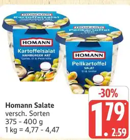 Marktkauf Homann kartoffelsalat hamburger art Angebot