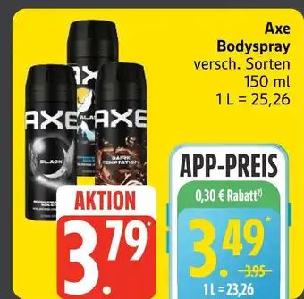 Marktkauf Axe bodyspray Angebot