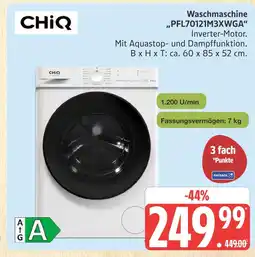 Marktkauf Chiq waschmaschine pfl70121m3xwga Angebot