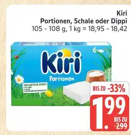 Marktkauf Kiri portionen, schale oder dippi Angebot