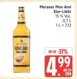 Marktkauf Meraner mon ami eier-likör Angebot