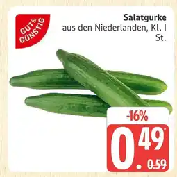 Marktkauf Gut & günstig salatgurke Angebot