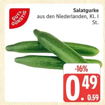 Marktkauf Gut & günstig salatgurke Angebot