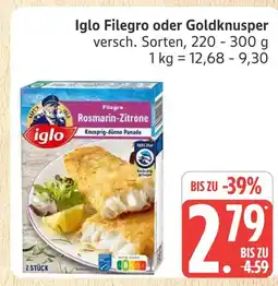 Marktkauf Iglo filegro Angebot