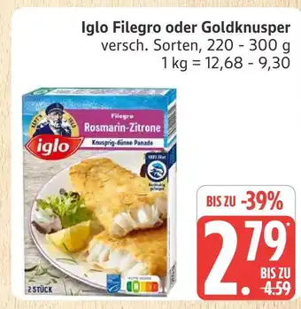 Marktkauf Iglo filegro Angebot