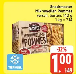 Marktkauf Snackmaster mikrowellen pommes Angebot
