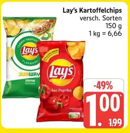Marktkauf Lay's kartoffelchips subway teriyaki geschmack Angebot