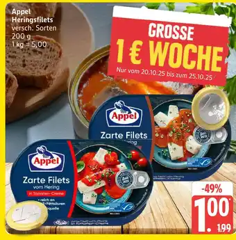 Marktkauf Appel zarte filets vom hering Angebot
