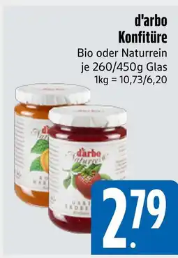 Edeka D'arbo konfitüre bio Angebot