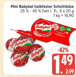 Marktkauf Babybel mini babybel halbfester schnittkäse Angebot