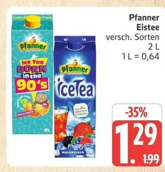 Marktkauf Pfanner ice tea born in the 90's Angebot
