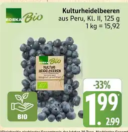 Marktkauf Edeka bio kulturheidelbeeren Angebot
