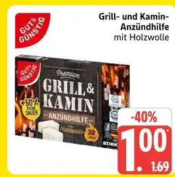 Marktkauf Gut & günstig grill- und kamin- anzündhilfe Angebot