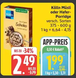 Marktkauf Kölln müsli Angebot