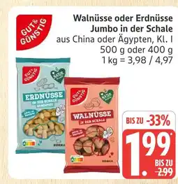Marktkauf Gut&günstig erdnüsse in der schale Angebot