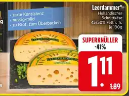 Edeka Leerdammer holländischer schnittkäse Angebot