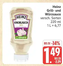 Marktkauf Heinz grill- und würzsauce Angebot