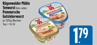Edeka Rügenwalder mühle teewurst fein Angebot