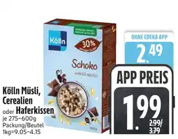 Edeka Kölln müsli, cerealien Angebot