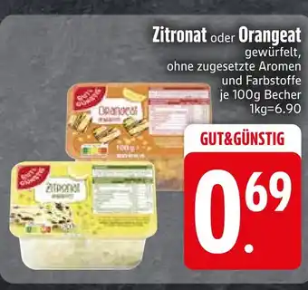 Edeka Gut&günstig zitronat Angebot