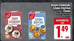 Edeka Gut&günstig raspel-schokolade zartbitter Angebot