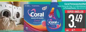 Edeka Coral feinwaschmittel pulver Angebot