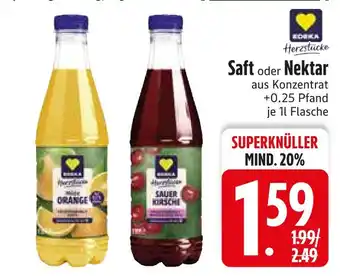 Edeka Edeka herzstücke saft orange Angebot
